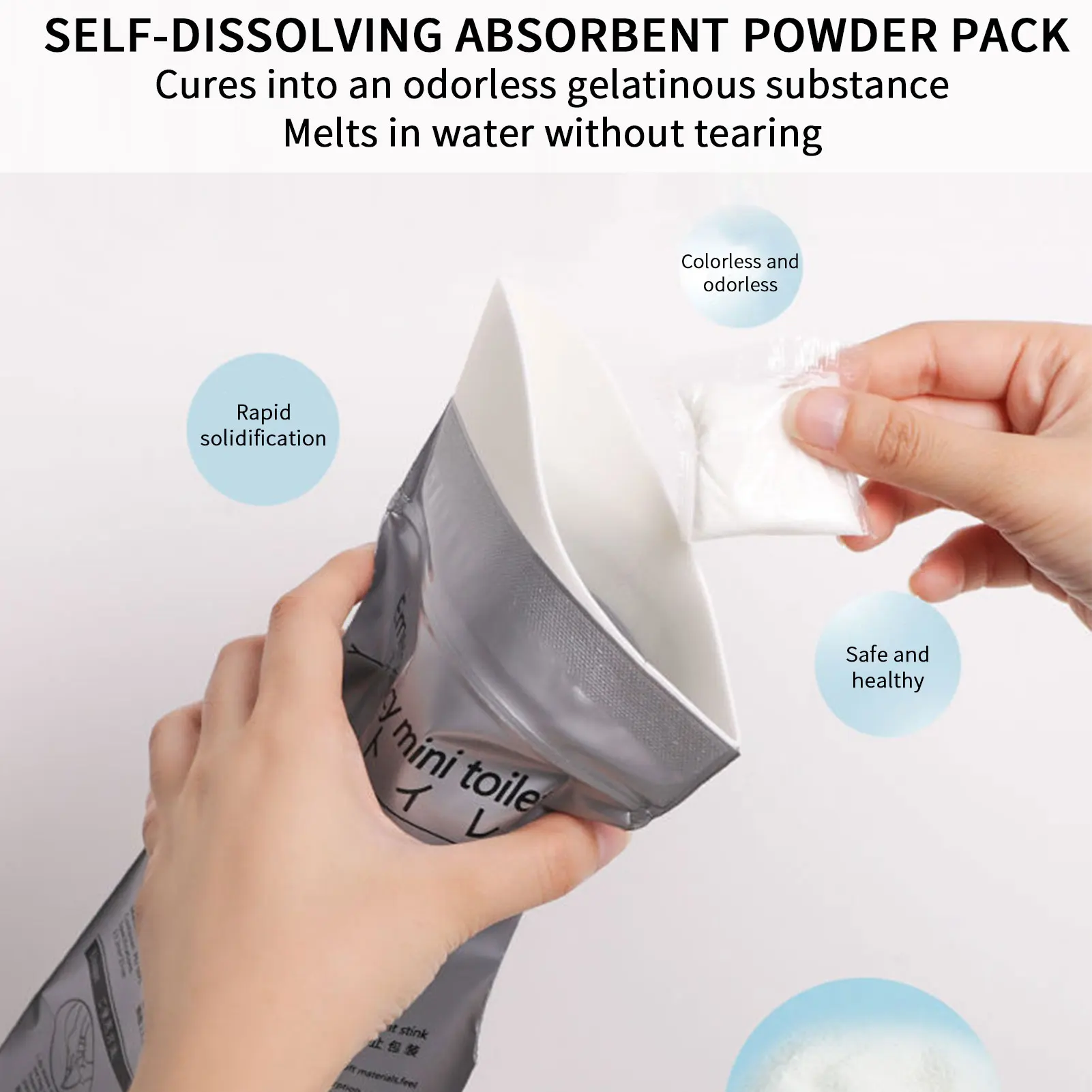 Портативный мешок для мочи портативный с большой емкостью 700 мл 4 мешка рвоты