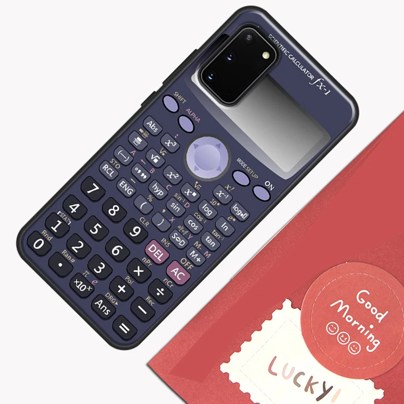 Retro Calculator Cover Case For Samsung Galaxy S20 S21 Plus Note 20 Ultra S8 S9 S10 FE Full Coque | Мобильные телефоны и