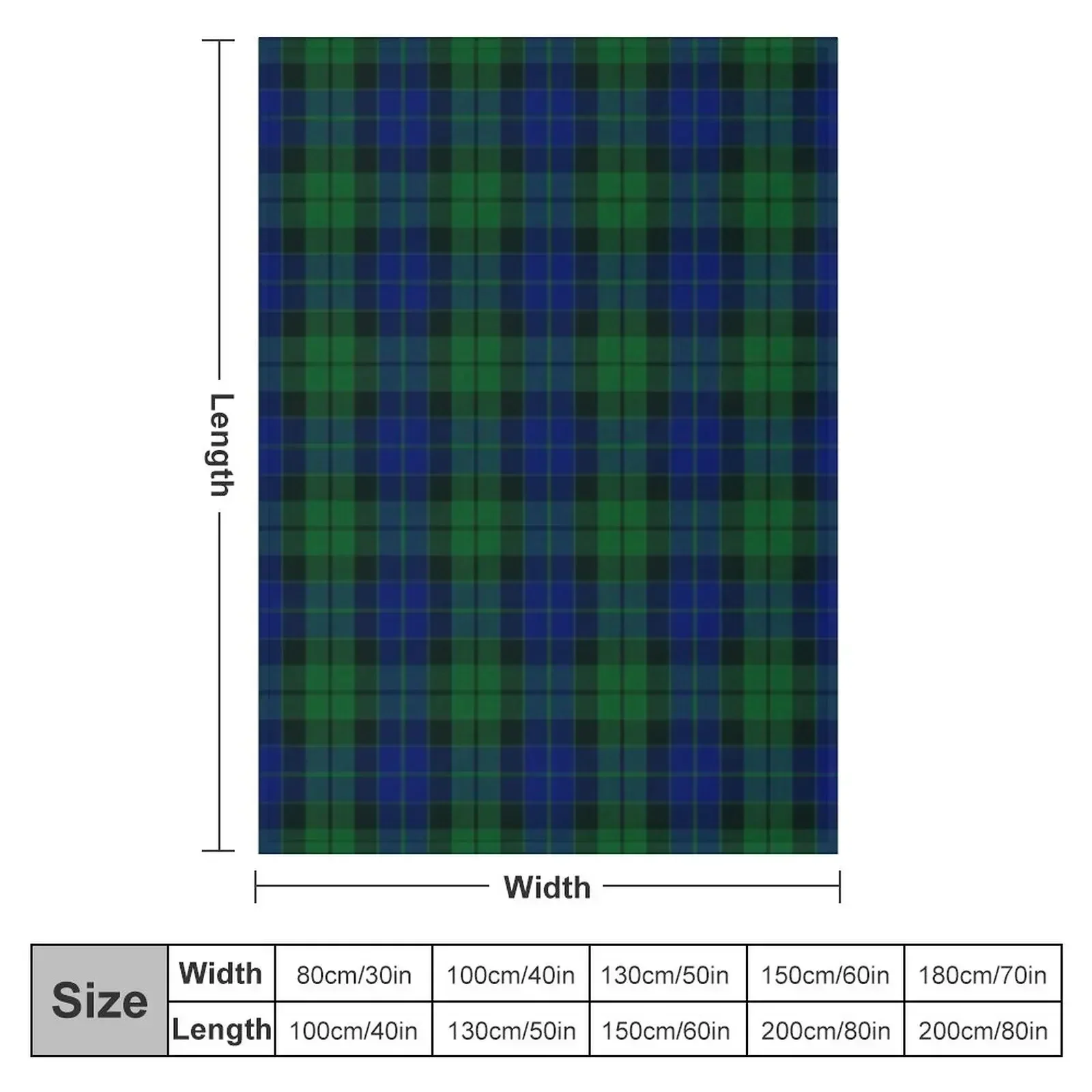 Одеяло Mackay / Mckay Clan Tartan (High Res) Лохматый гигантский диван большие одеяла в стиле