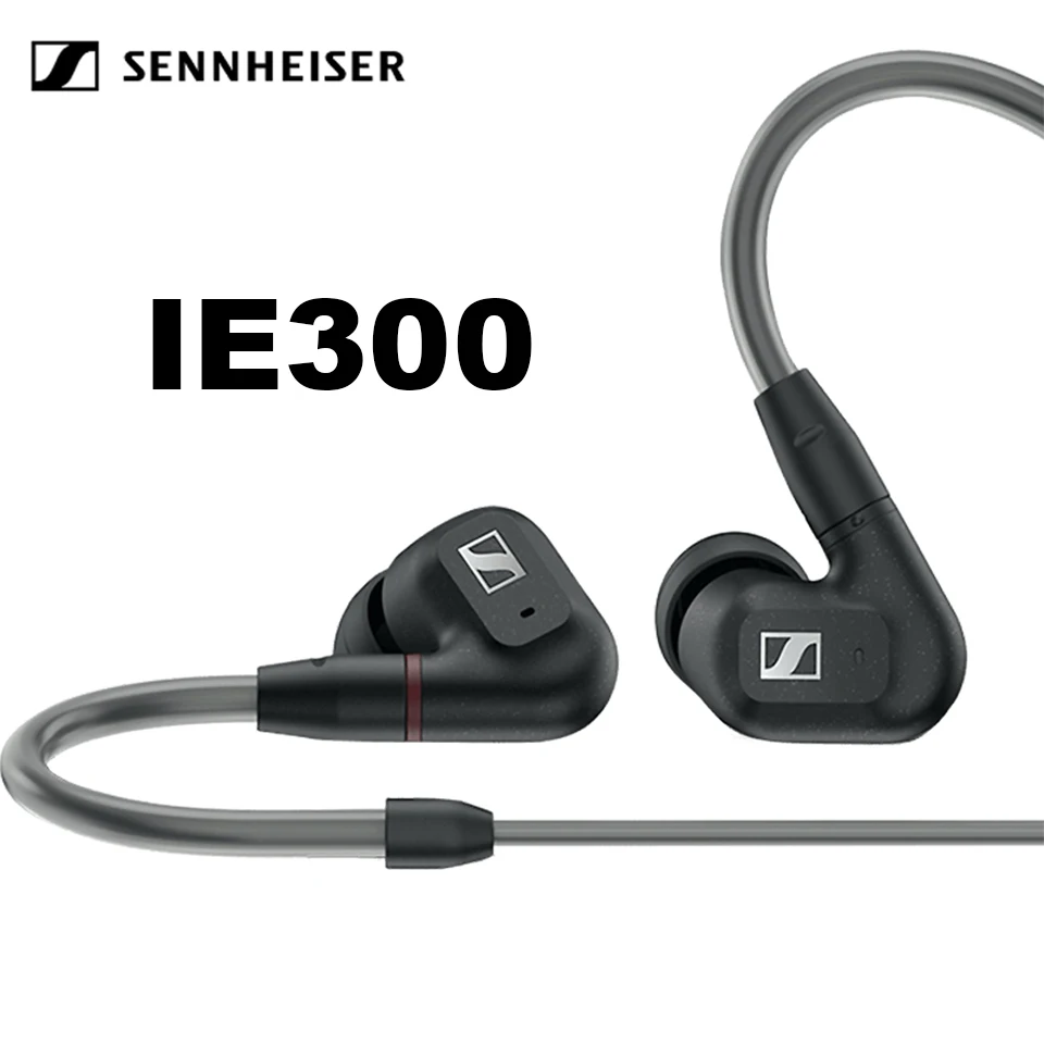 Sennheiser-auriculares intraudiófilos IE300, cascos deportivos con Cable desmontable, aislamiento de ruido, HIFI, IE 300