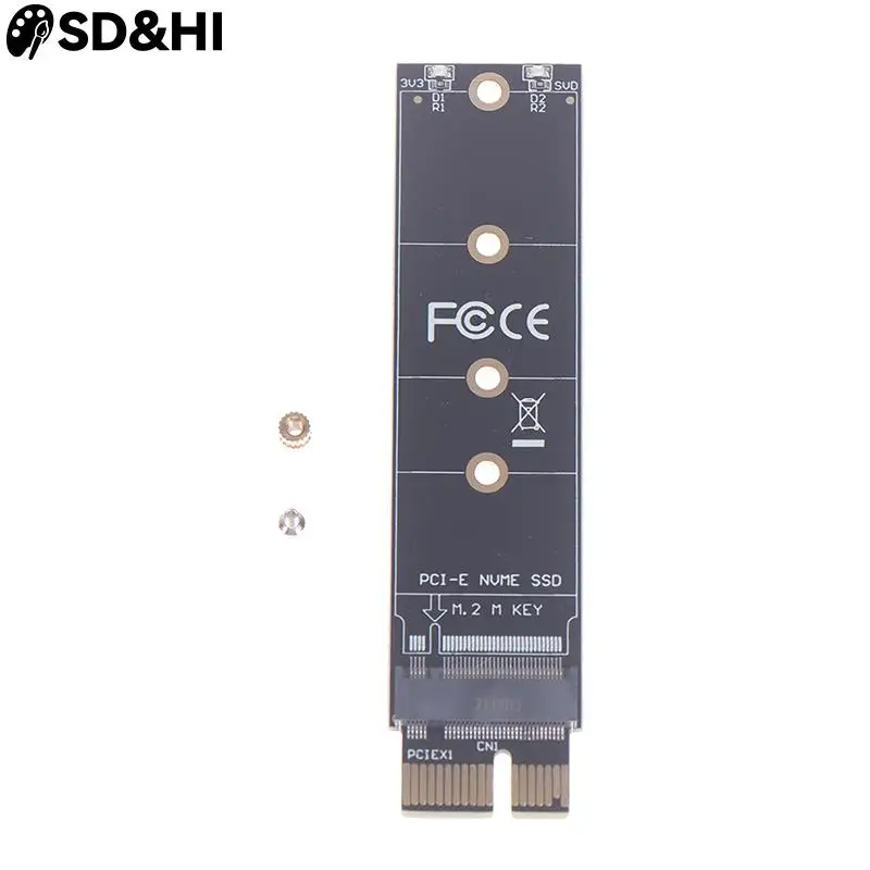 

PCIE to M2 Adapter NVMe SSD M2 PCIE X1 Raiser PCI-E PCI Express M Key Connector Supports 2230 2242 2260 2280 M.2 SSD Full Speed