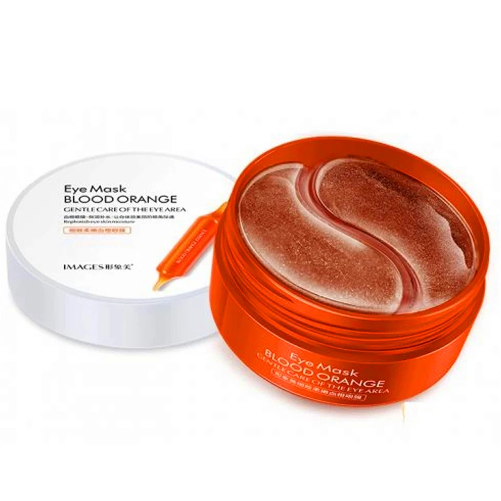 

Hydrogel patches with red orange extract eye mask blood orange 60 PCs moisturizing nutrition images cosmetics eye patches