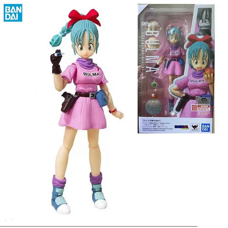 100% Оригинал Bandai S.H. Фигуртс бульма начало большого Приключения Драконий жемчуг искусственная Коллекция аниме фигурки модели