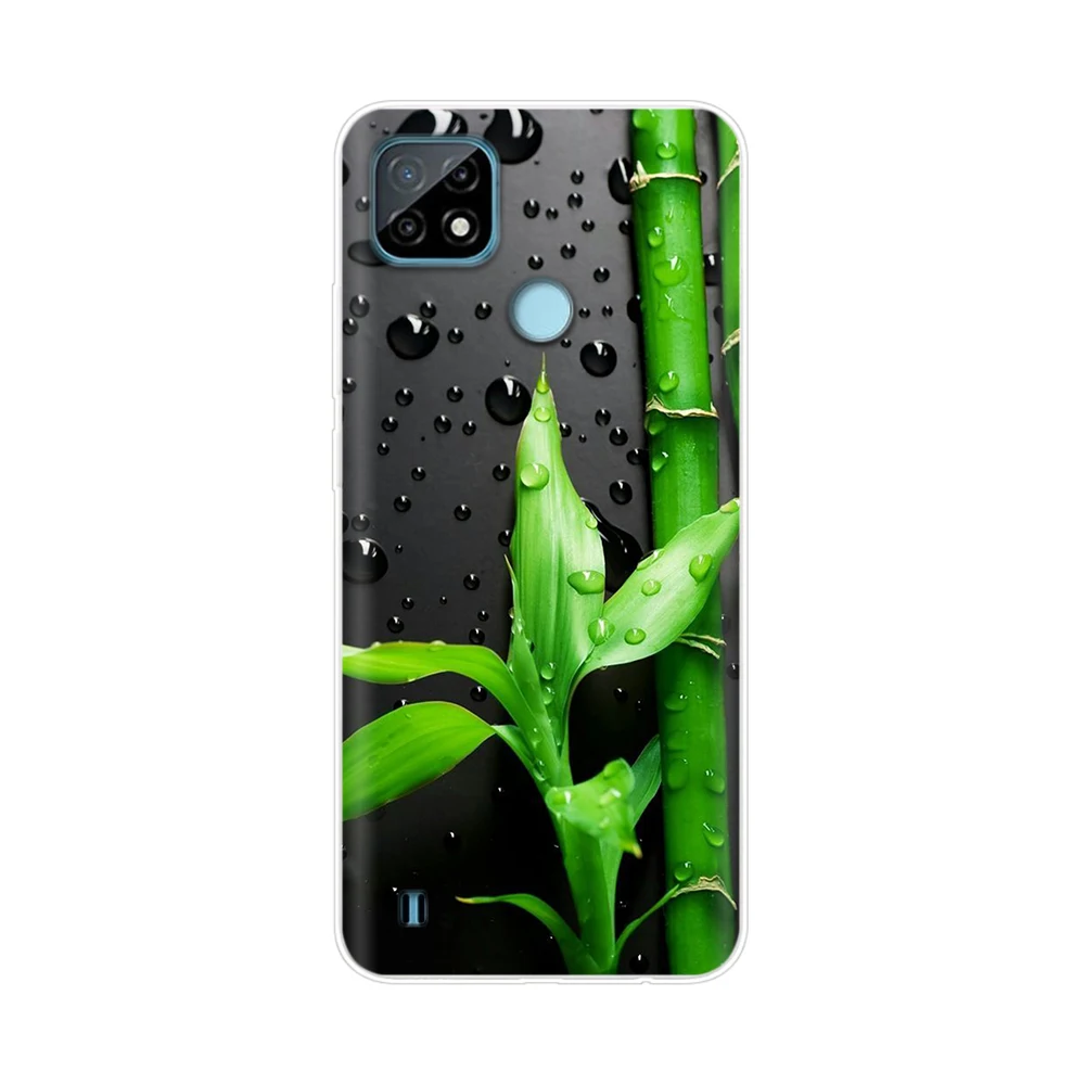 Для Realme C21 C21Y Чехол C25 C25Y Окрашенный мягкий прозрачный чехол для телефона Oppo C25s