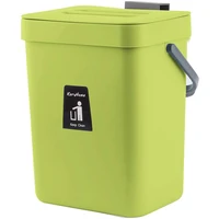 compost bin for kitchen counter hanging small trash can with lid under sink3l 5l mountable compost bucket kitchen trash bins