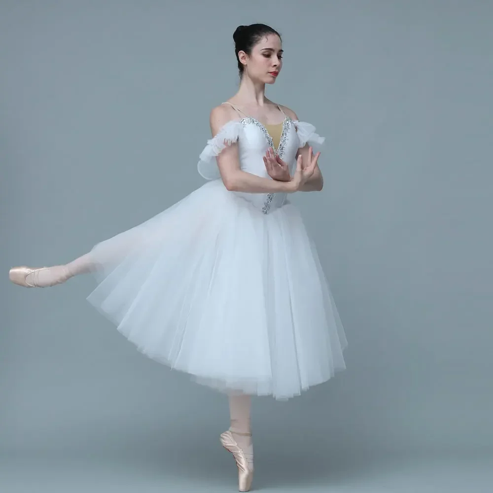 Танцевальный аксессуар балетная пачка s 20027 романтичная белая для взрослых