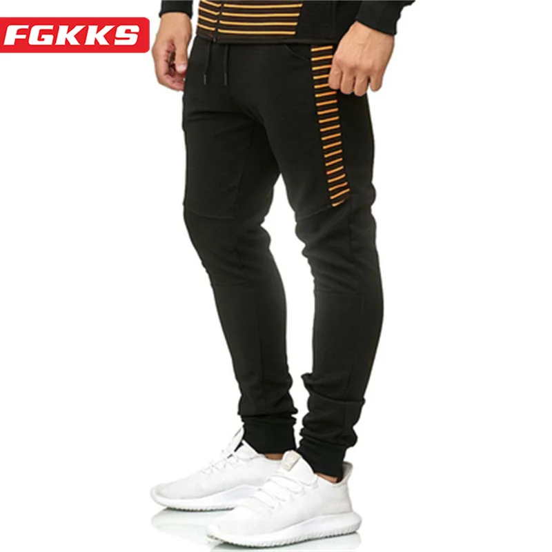 

FGKKS 2023 Casual Pants Men's Spring And Summer New Slim-Fit Trend Hip Hop Overalls High-Quality Design Hot Casual Pants Men