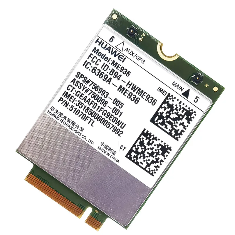 Сетевая карта ME936 4G NGFF M.2 FDD-LTE WCDMA/HSDPA/HSUPA/HSPA+ WWAN для модульной ME906E lte