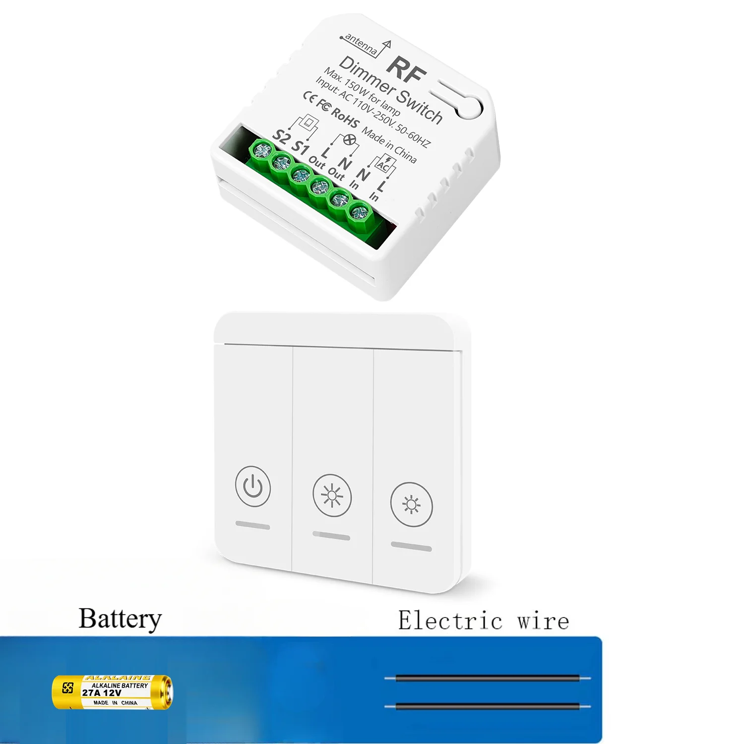 

Беспроводной диммер WenQia AC110V 220V