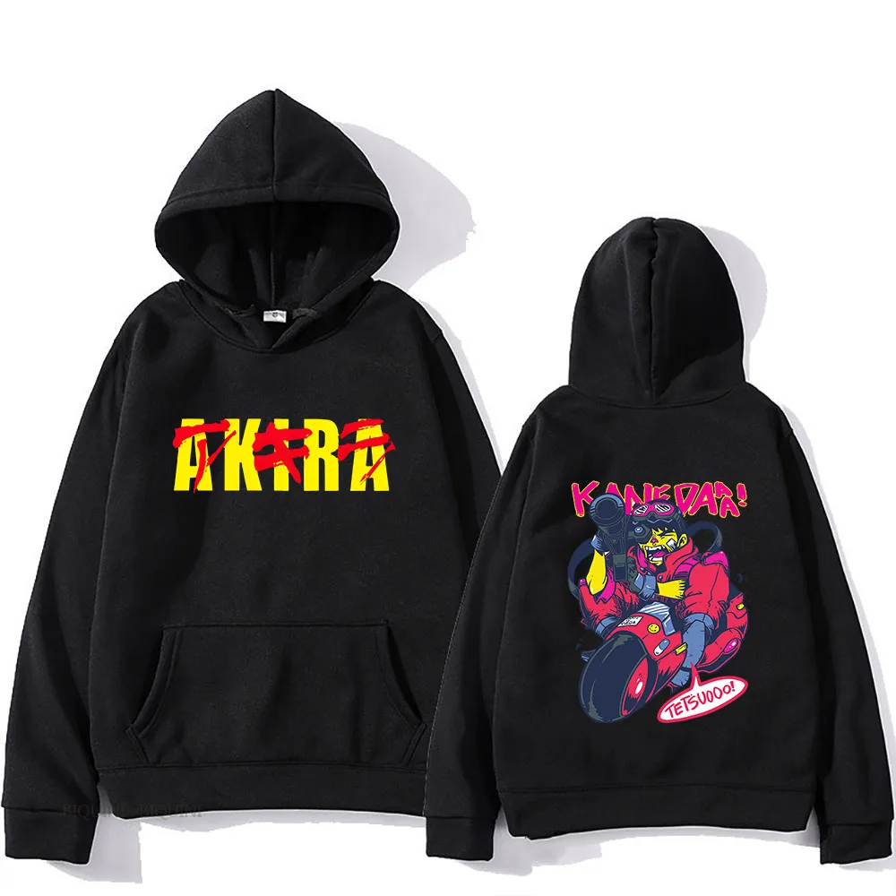 

Mens Hoodies Anime Akira Double Side Printed Sweatshirts Graphic Manga Cartoon Clothes Japanese Streetwear Sudaderas Winter Tops