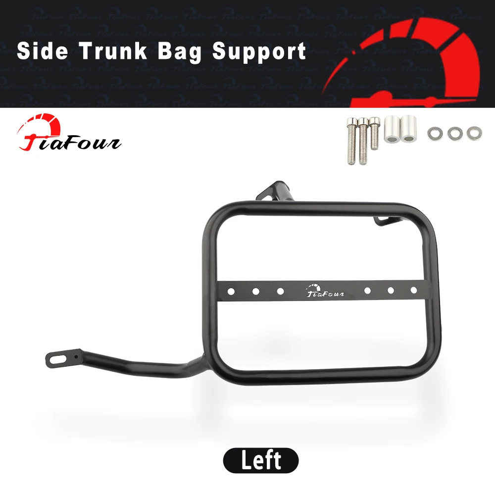 

Fit For SUZUKI DR650 1996-2023 Motorcycle Saddle Bag Trunk Bag Support Bracket Side Holder Left side package holder