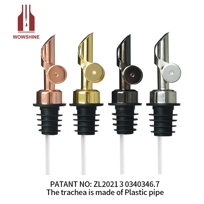 

Patent Item WOWSHINE Stainless Steel With Transparent Tube Bottle Weighted Pourer Wine Pourer Food Grade Gold Silver 10PCS/lot