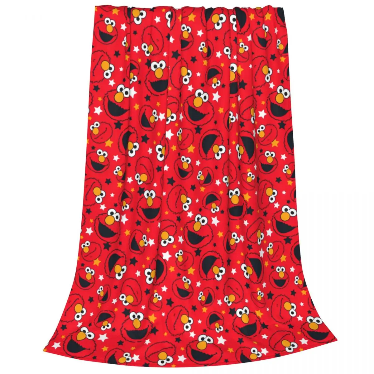 Одеяло с героями мультфильмов Элмо Cookies Monsters фланелевое летнее портативное