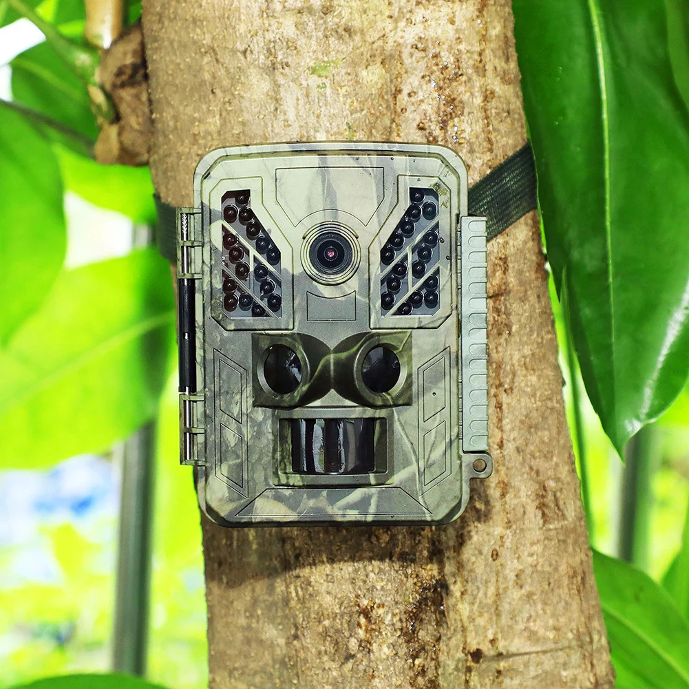 Wildlife Cam Outdoor Mini Trail Camera 4K HD 32MP 1080P Infrared Night Vision Motion Activated Hunting Trap Game IP66 Waterproof