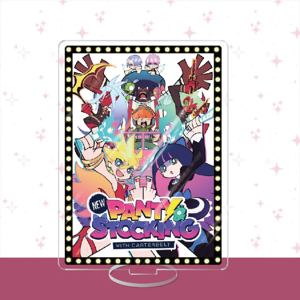 Фото Милая акриловая большая настольная фигурка Stocking Anarchy, коллекционный подарок для фанатов, украшение для рабочего стола №3