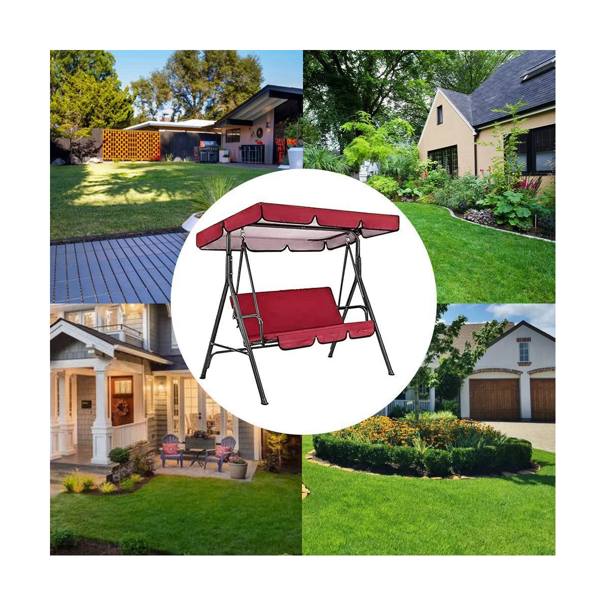 ,outdoor Garden Swing Chair Canopy Cover,for Patio/lawn/gard