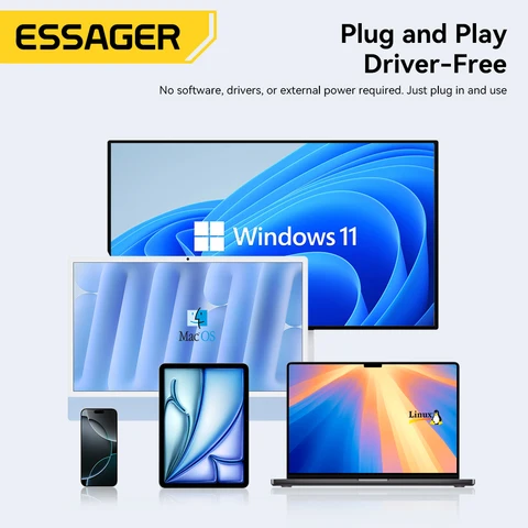Essager Карта видеозахвата USB3.0 4K