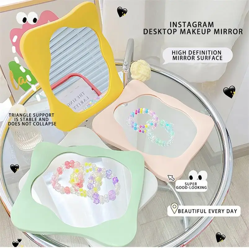 Настольные декоративные зеркала для макияжа косметическое зеркало стоячий