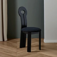 designer modern black chairs wood covers leg nordic back support chairs adults mobile meubles de salon interior decorations