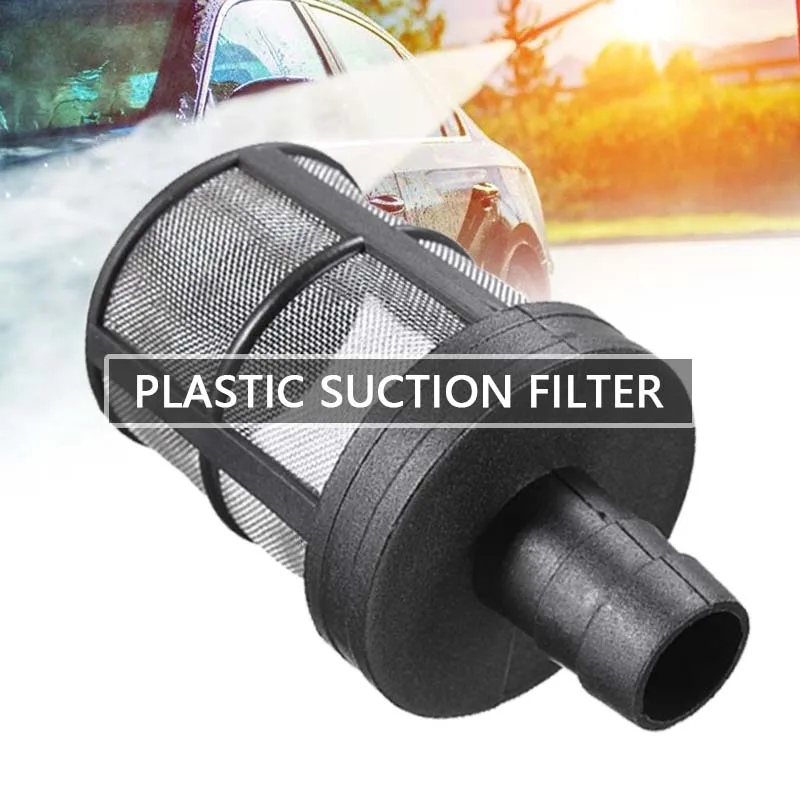 

19mm Connector Dust Strainer Water Pump Automobiles Filters Plastic Water Suction Filter For High Pressure Washer