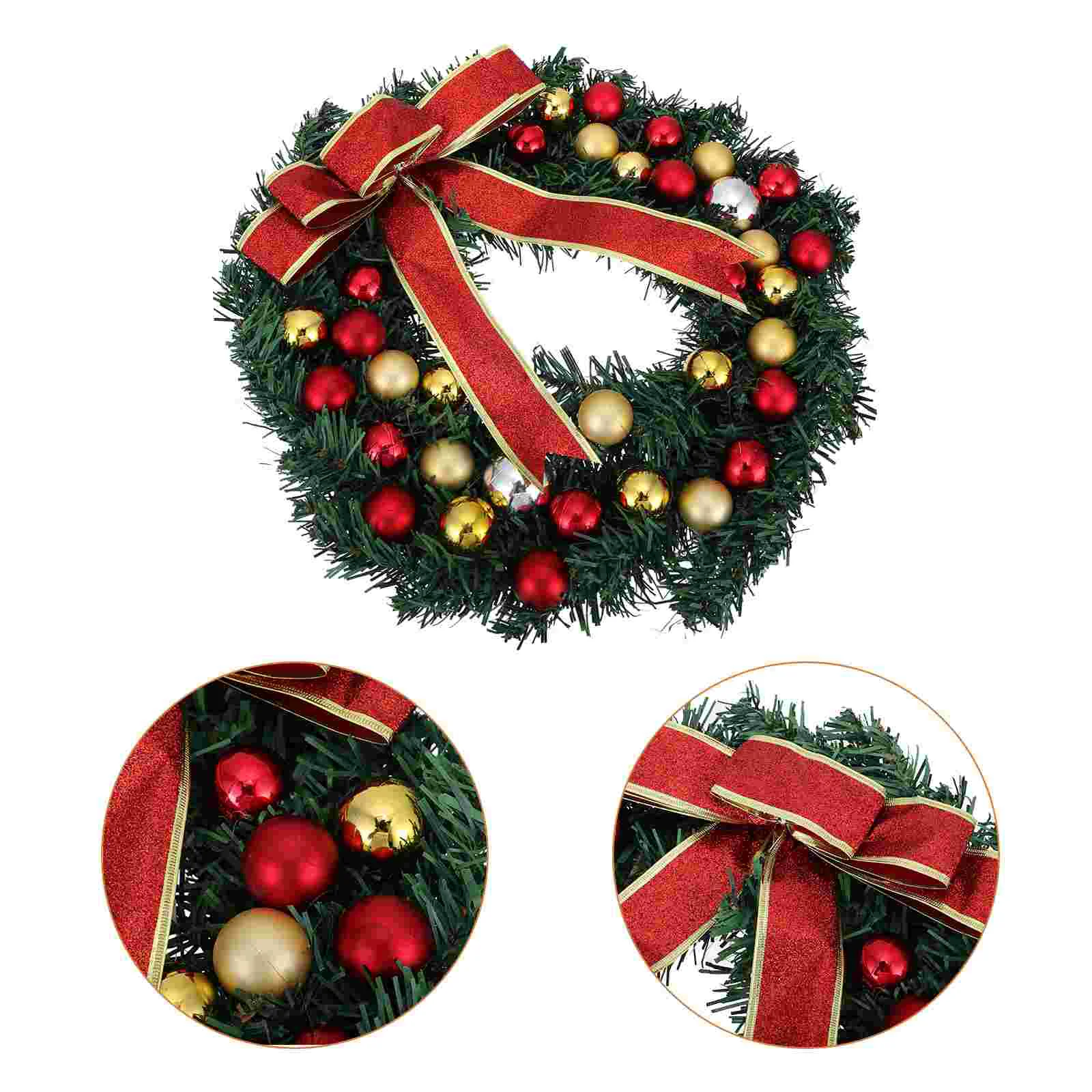 

Wreath Christmas Garland Door Wreathsornament Decoration Decorative Bowwindow Fireplace Largereef Winter Frontparty Holiday