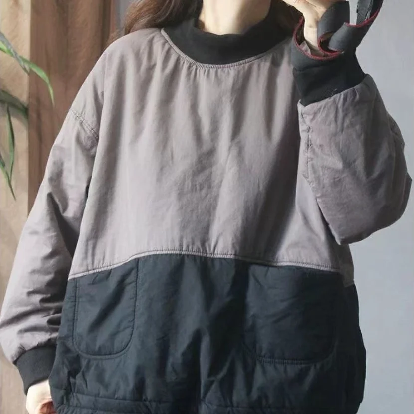 Женские парки зимние теплые простые универсальные для отдыха модные элегантные