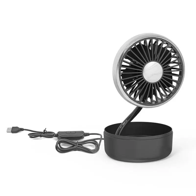 

Car Dashboard Fan 360 Degree Rotation Electric Car Cooling Fan USB Charging Desktop Fan Summer Cooling Car Fan Electric Fan