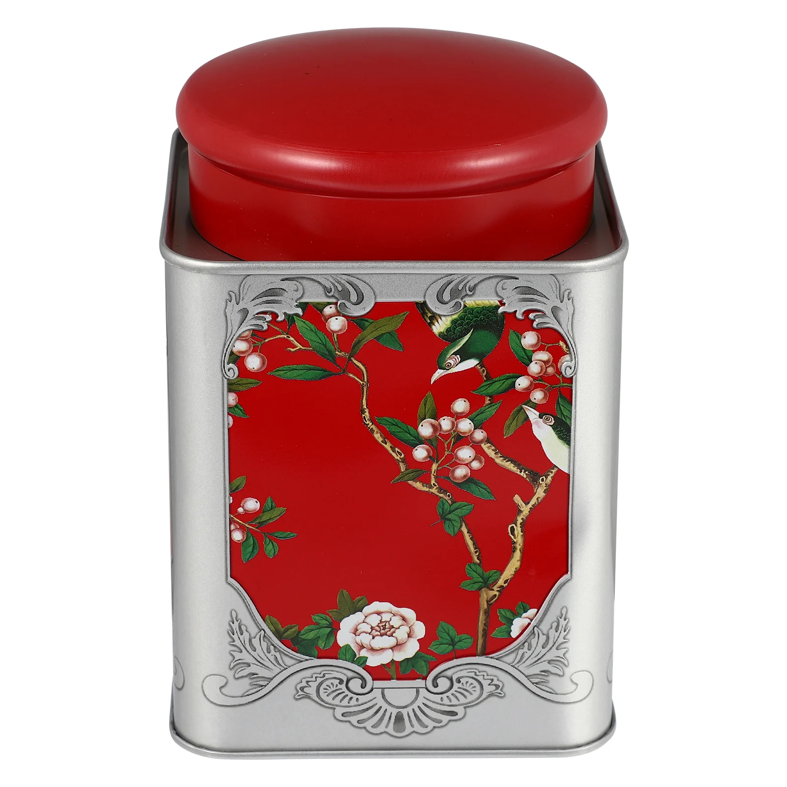 

Square Tea Tinplate Canister Loose Leaf Storage Cans Tins Coffee Tea Bags Containers Seaming