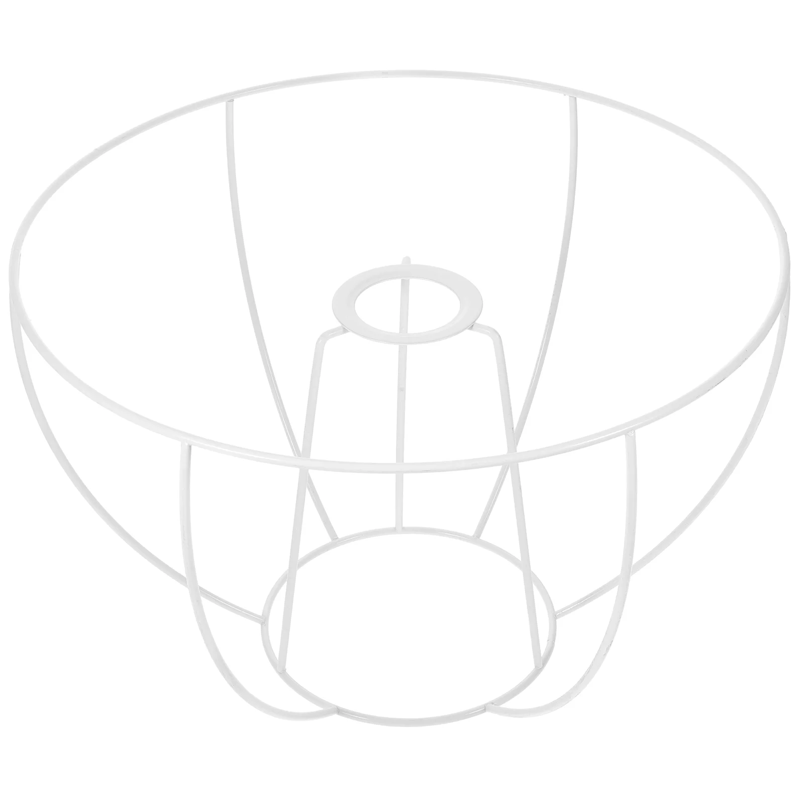 

Lampshade Lamp Shade Ring Frame Metal Wire Cage Diy Lamps Table Light Guard Pendant Floor Adapter Holder Bulb Drum Fitting Form