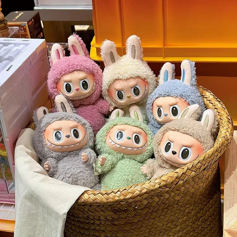 Labubu The Monsters Vinyl Face Doll Heart-Moving Macaron Blind Box Bag Figure Guessing China High-Quality Replica