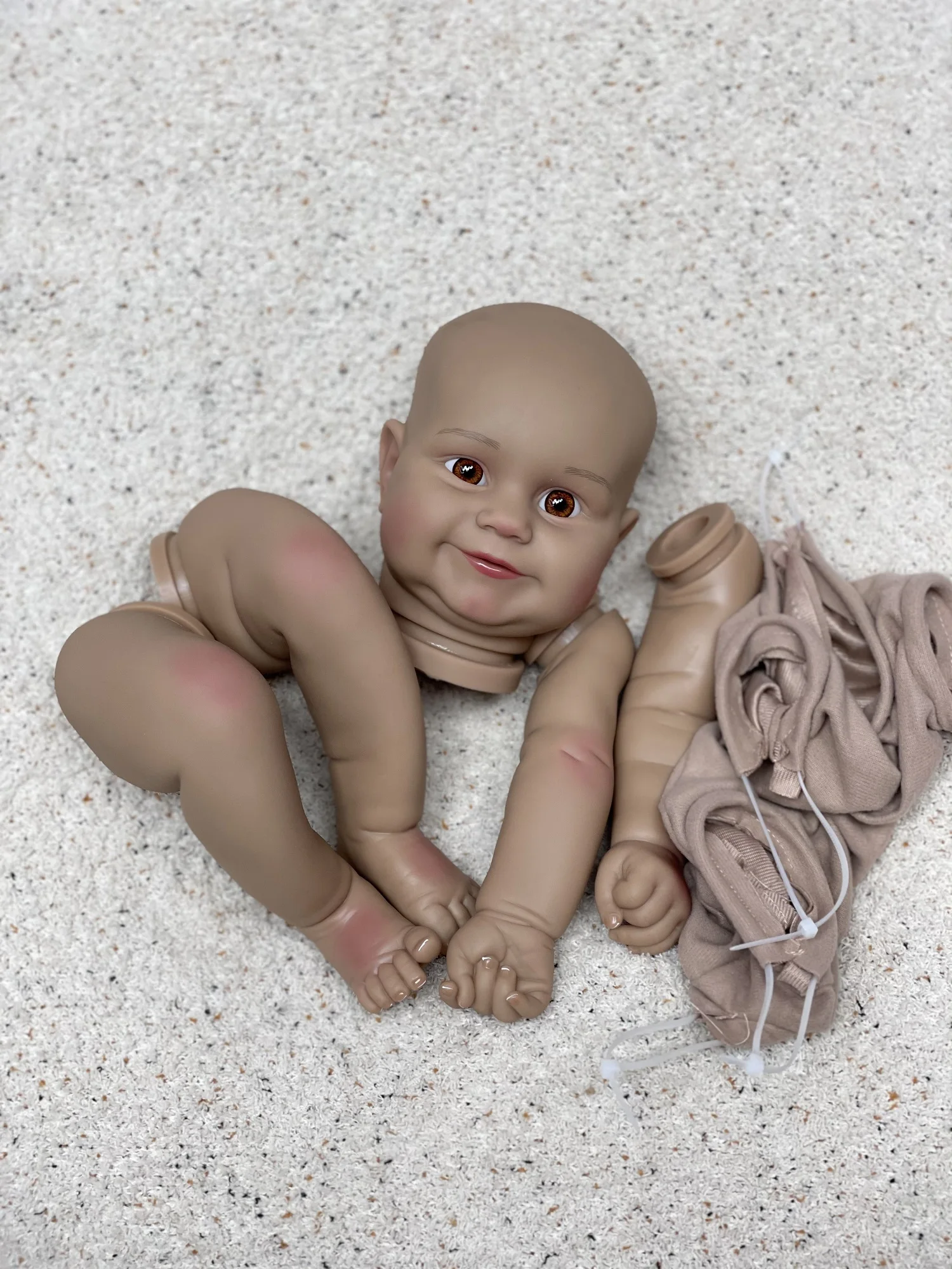 Кукла-реборн из темной кожи 18 дюймов