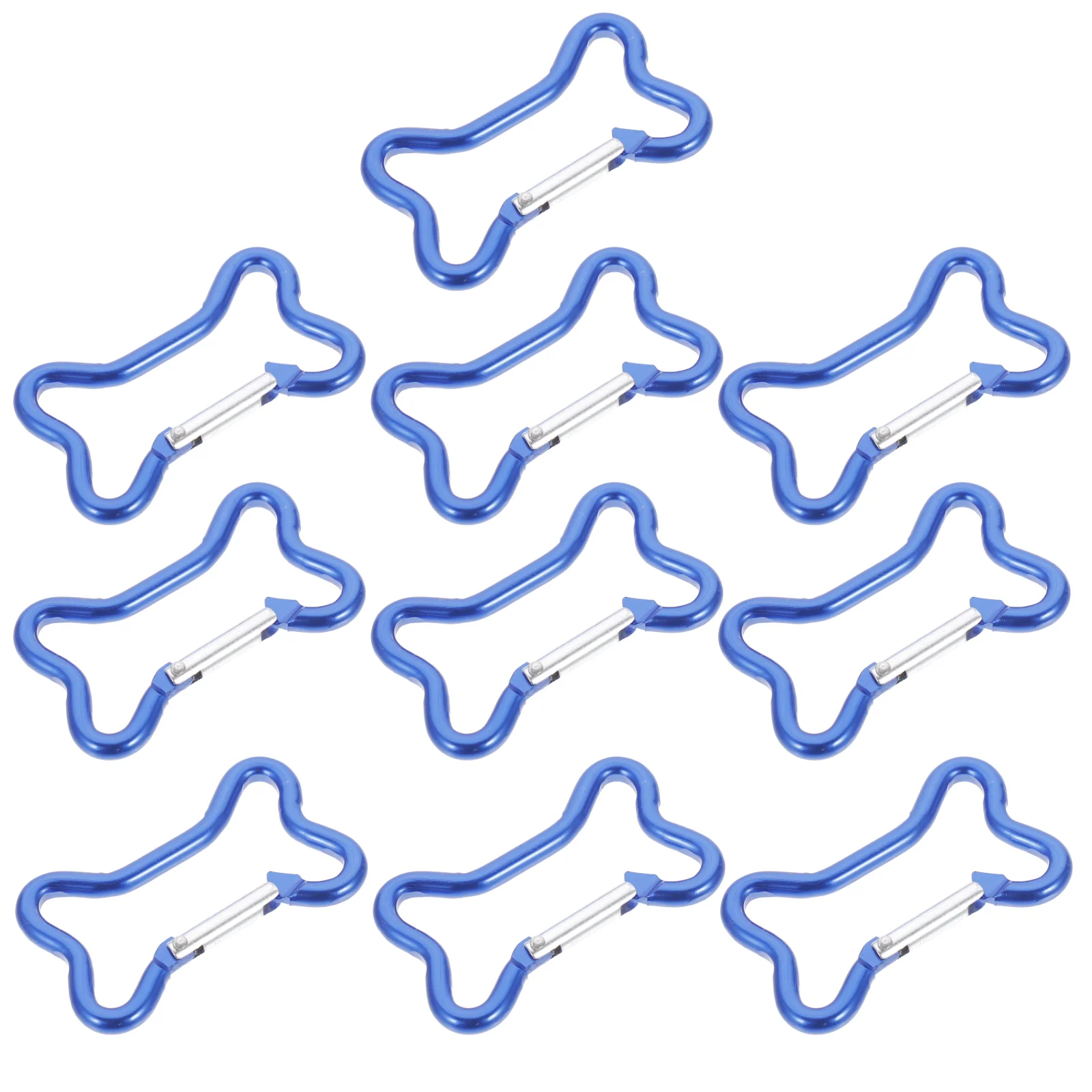 

Carabiner Climbing Clip Camping Key Hiking Keychain Snap Spring Backpack Aluminumlocking Shaped Bone Chain