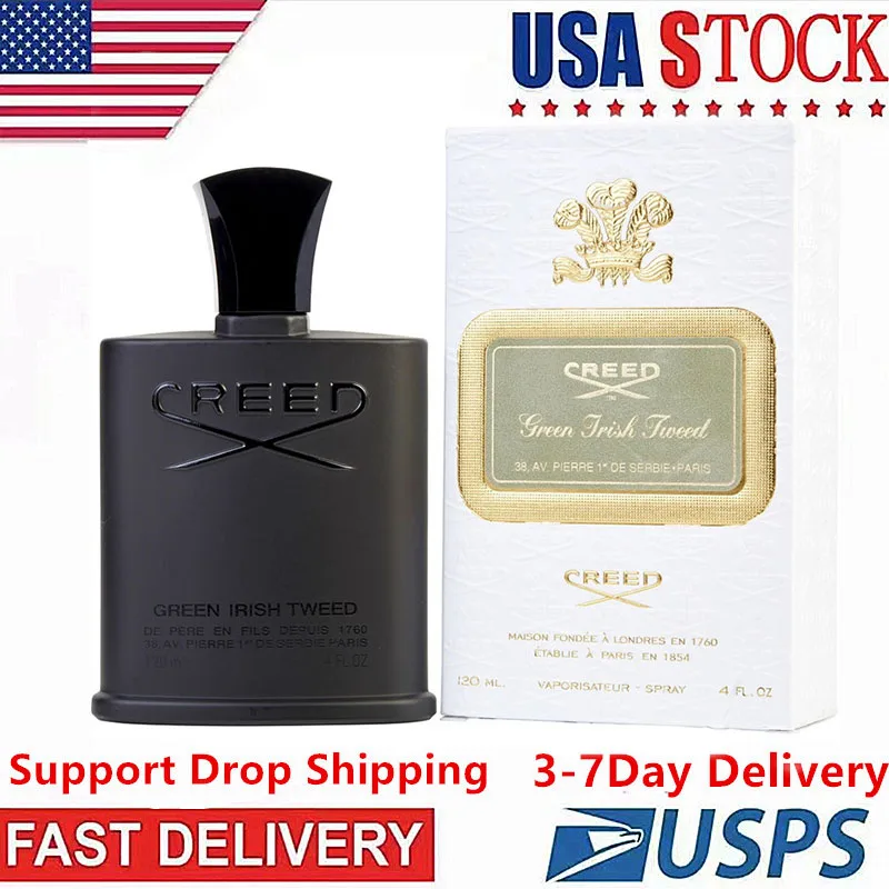 

Free Shipping 3-7 Days To The United States Creed Green Irish Tweed Long Lasting Men's Deodorant Cologne Parfume