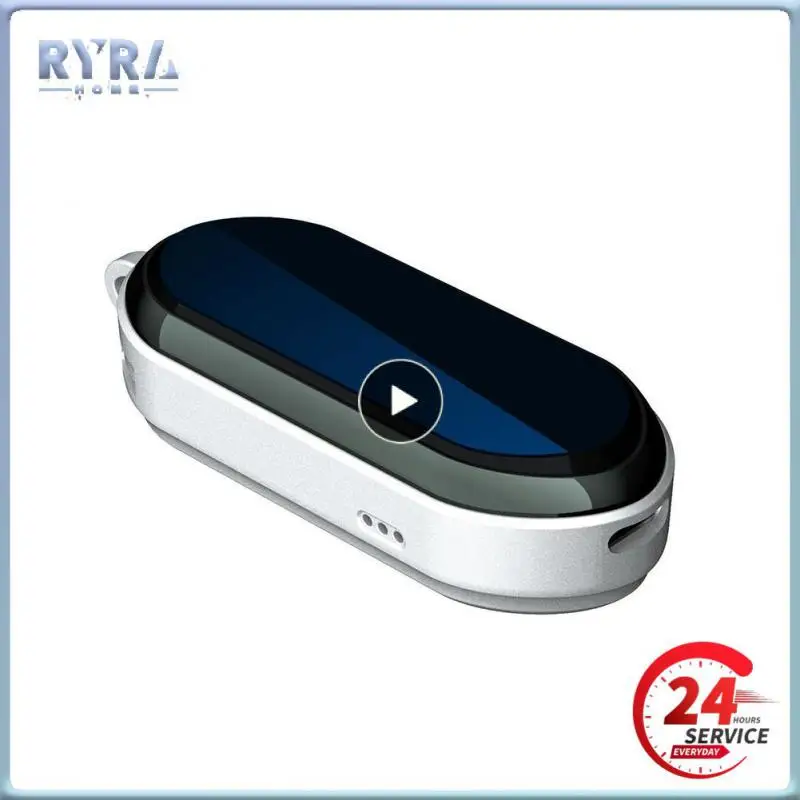 

New Smart Temperature Measuring Hanging Neck Purifier In Addition To Smoke Portable Hanging Neck Necklace Mini Air Purifier