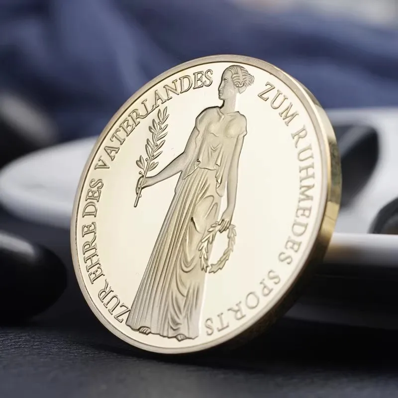 

Креативная Посеребренная монета для конференций в Берлине 1936, коллекционные монеты, потрясающие подарочные монеты, копия памятных монет