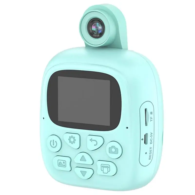 

Детская мгновенная камера для девочек и мальчиков, фото, Селфи, видео, цифровая камера с нулевой чернильной печатью, с бумажной пленкой, мини-обучающая игрушечная камера