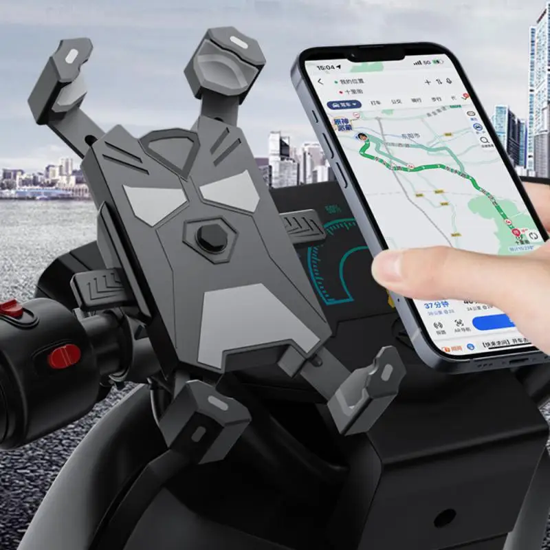 

Bike Phone Holder 360° View Bicycle Phone Holder for 4.0-7.2 Inch Shockproof Mount Motorcycle Mobile Cellphone Universal