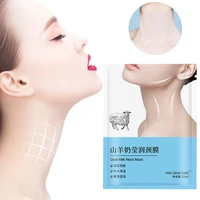 1pcs goat milk neck mask moisturizing fine lines neck care whitening anti wrinkles neck patches firming anti aging sheet mask