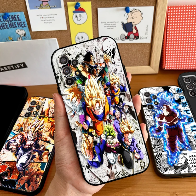 

Japan Dragon Ball Goku Phone Case For Samsung Galaxy A11 A12 A21 A21S A22 A30 A31 A32 A50 A51 A52 A70 A71 A72 5G Carcasa Funda