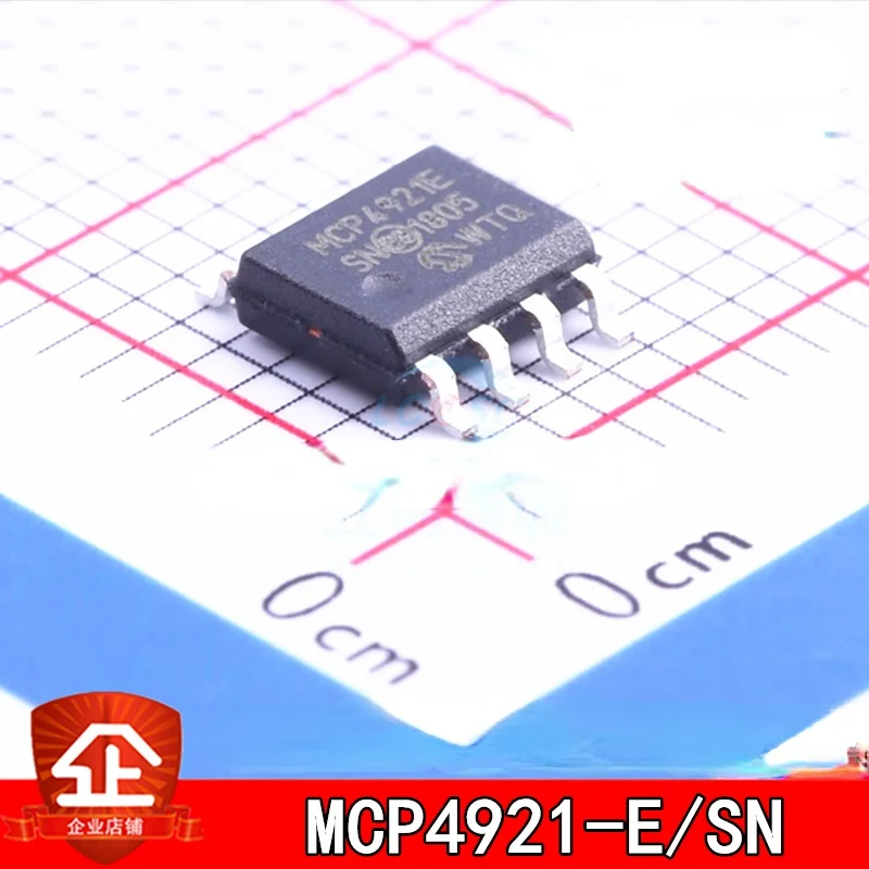 

10 шт., новые и оригинальные светодиодные чипы MCP4921E SOP-8, импортные аналогово-цифровые конверсионные IC-чипы DAC MCP4921-E/SN SOP8 MCP4921E