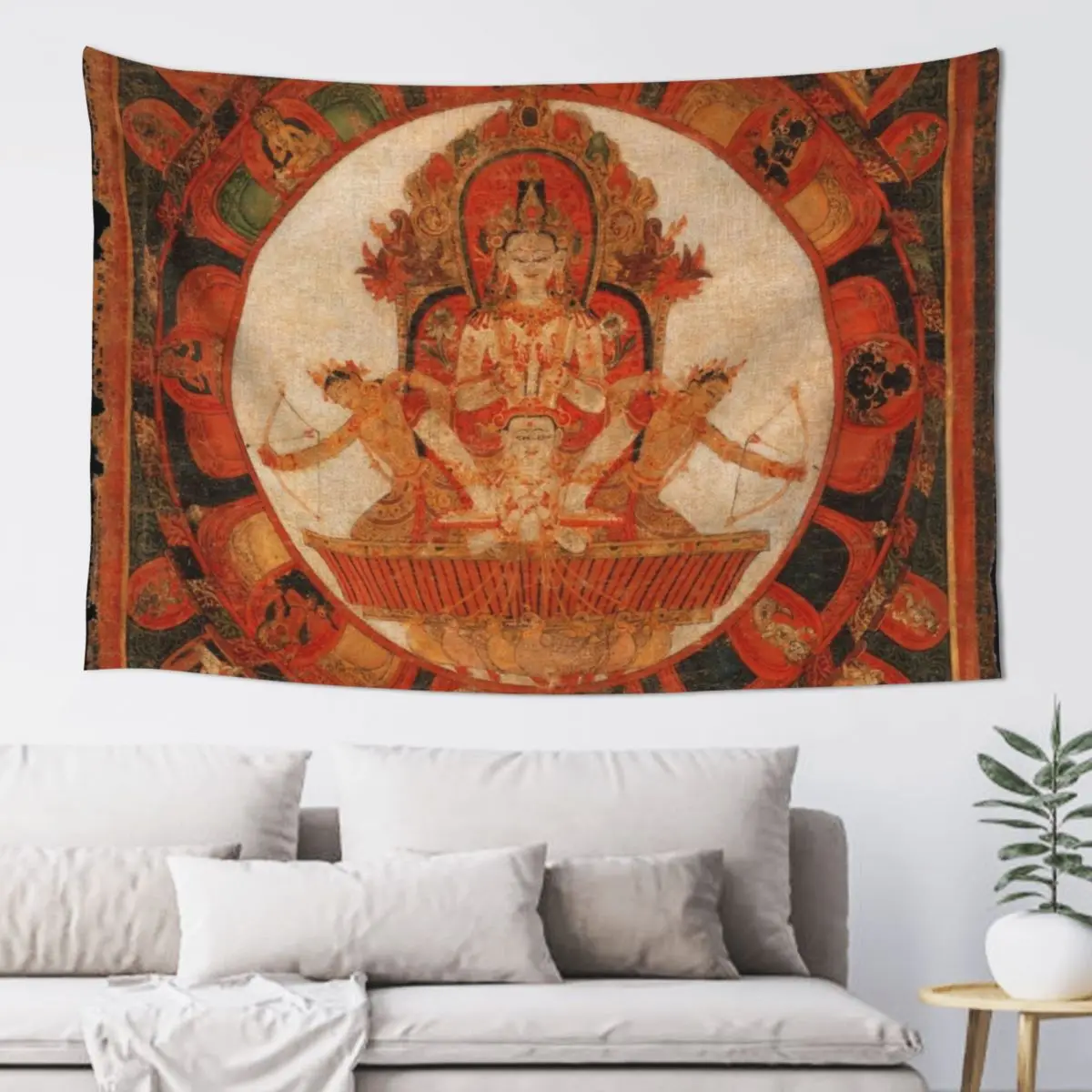 Toyotomi Clan kamon с названием клана гобелен для спальни декор комнаты изображением