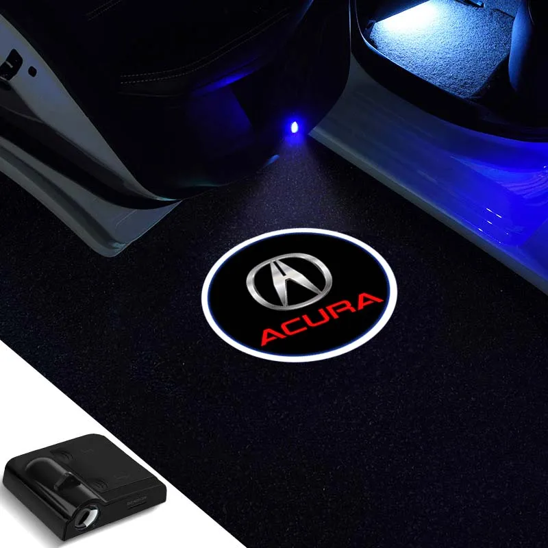 

1/2pcs Car Door Welcome Light Led Inductive Projector Projection Lamp Accessories for Acura CSX RL ILX TL TLX MDX RDX CL RSX ZDX