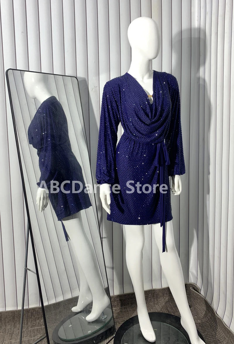 Женское платье для соревнований по латинским танцам BaileSalsa Rhythm США 10