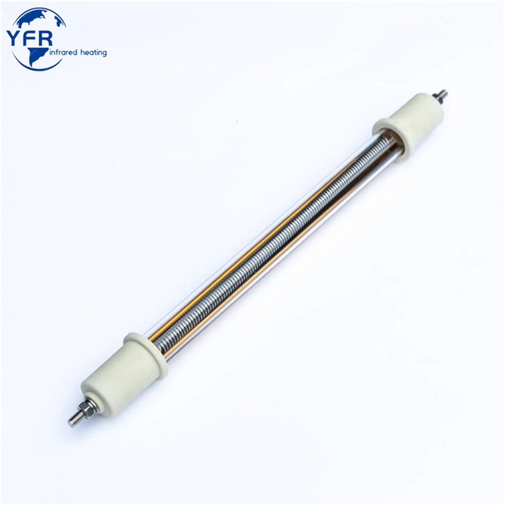 

Heat Element IR Lamp Quartz Tube Infrared Heating Lamp Whole Gold Plated Heater Halogen Heat Lamps，LIH 3000W, 400V, 355MM