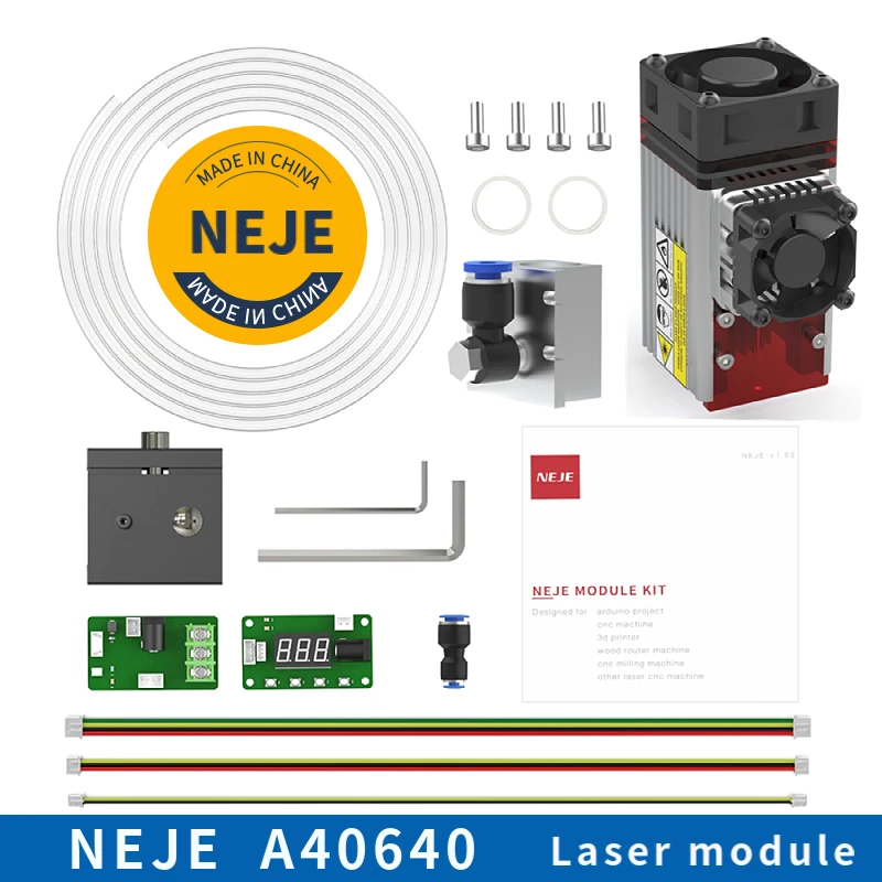 NEJE A40640/A40630/N40630/N30820 Laser Module Head 450nm Blue Light TTL Module Set for Laser Engraver Wood Cutting Smarter Tool enlarge