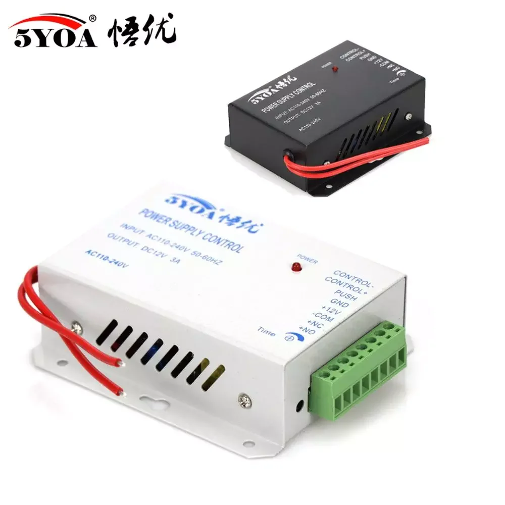 

Access Control Power Supply Transformer Door Supplier Adapter Covertor System Machine DC 12V 3A 5A AC 90~260V High Quality