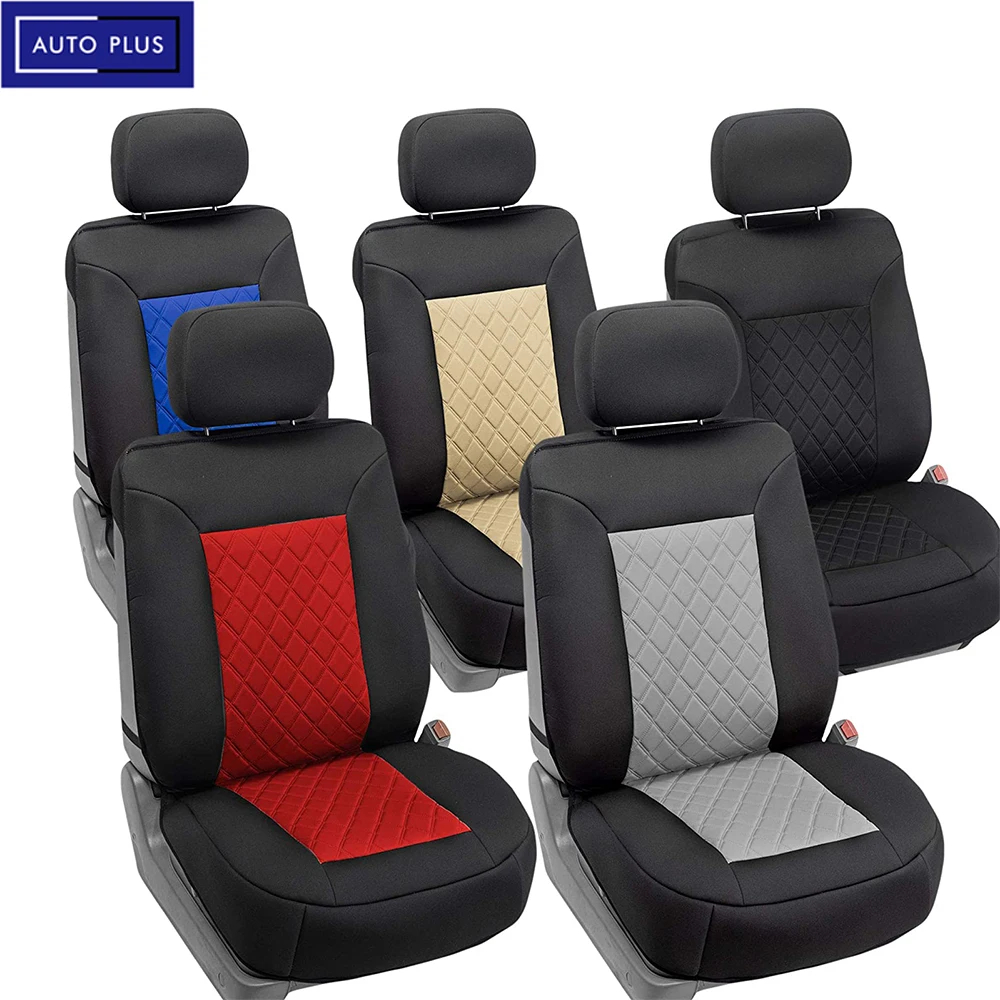 

Универсальные чехлы на автомобильные сиденья, тканевые Чехлы для передних сидений, подходят для большинства автомобилей, внедорожников, гр...