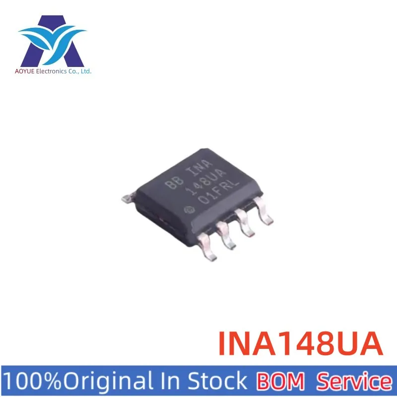 

New Original Stock IC Electronic Components INA148UA/2K5 INA148UA INA148UAG4 SOP8 Operational amplifier MCU One Stop BOM Service