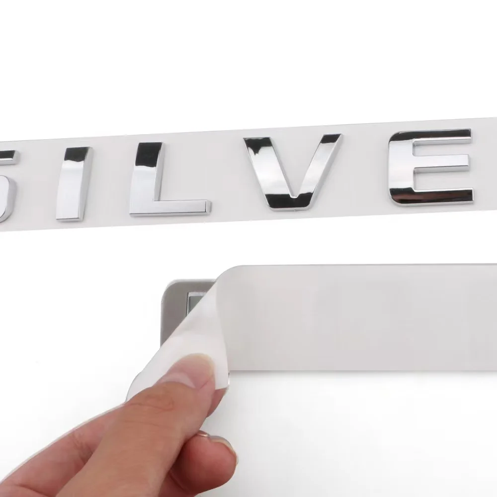 Эмблема с буквами ABS SILVERADO LTZ, подходит для Chevrolet, Стайлинг автомобиля, значок на крыло, грузовик, табличка с именем, наклейка с логотипом (art.: 3920cb62dc7ef) - 3920cb62dc7ef
