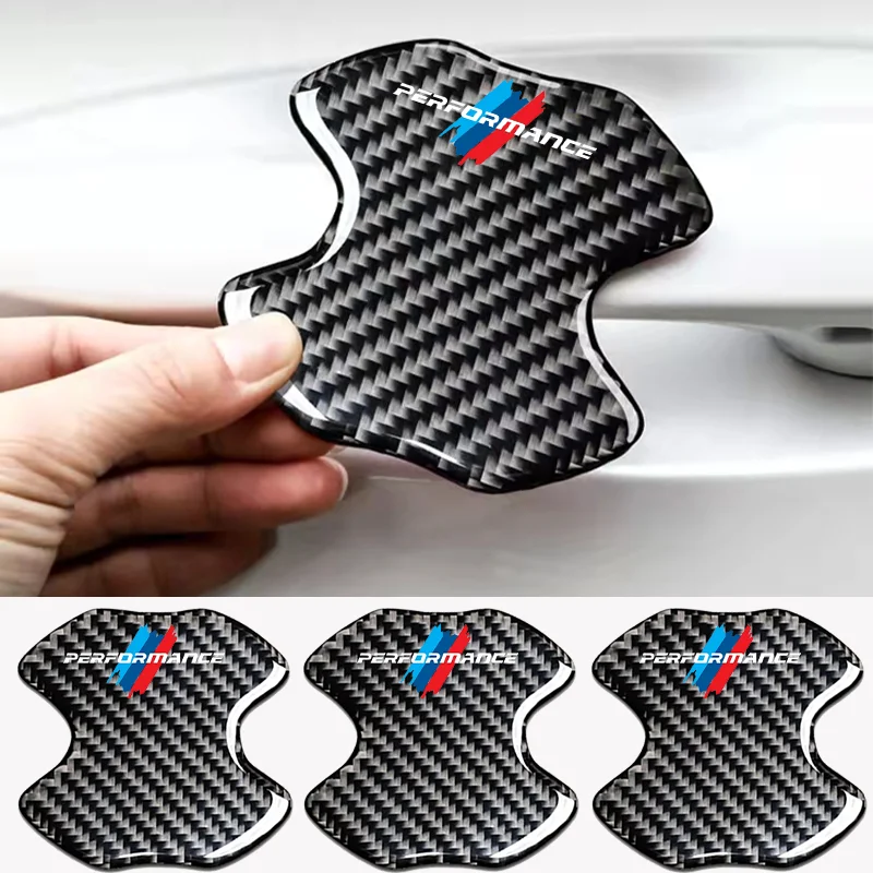 

4 шт. автомобильные наклейки на дверь из углеродного волокна для BMW X1 X2 X3 X4 X5 X6 X7 F30 F31 F26 F10 E91 E90 E89 E70 E72 E84 E46 E60, аксессуары